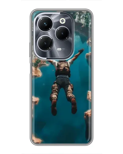 Чехол для Infinix Hot 40 Pro с картинкой «PUBG — свободное падение» Чехол для Infinix Hot 40 Pro с картинкой «PUBG — свободное падение»