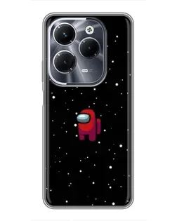 Чохол для Infinix Hot 40 Pro з картинкою «Червоний Among Us» Чохол для Infinix Hot 40 Pro з картинкою «Червоний Among Us»