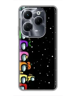 Чохол для Infinix Hot 40 Pro з картинкою «Команда Among Us» Чохол для Infinix Hot 40 Pro з картинкою «Команда Among Us»