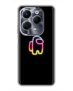 Чохол для Infinix Hot 40 Pro з картинкою «Among Us градієнт» Чохол для Infinix Hot 40 Pro з картинкою «Among Us градієнт»