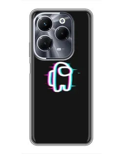 Чохол для Infinix Hot 40 Pro з картинкою «Among Us неон» Чохол для Infinix Hot 40 Pro з картинкою «Among Us неон»