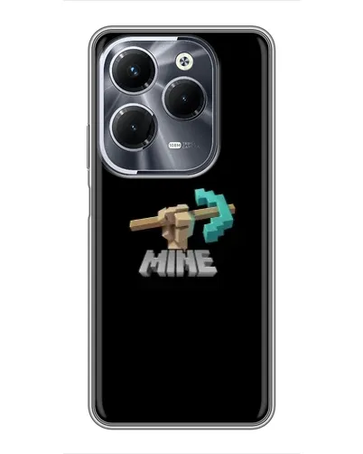 Чехол для Infinix Hot 40 Pro с картинкой «Алмазная кирка» Чехол для Infinix Hot 40 Pro с картинкой «Алмазная кирка»