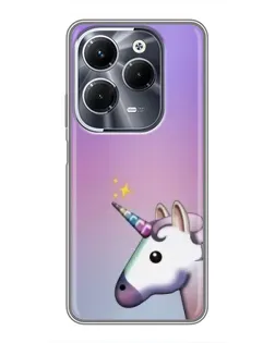 Чохол для Infinix Hot 40 Pro з картинкою «Єдиноріг градієнт» Чохол для Infinix Hot 40 Pro з картинкою «Єдиноріг градієнт»