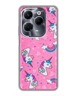 Чохол для Infinix Hot 40 Pro з картинкою «Unicorn паттерн рожевий» Чохол для Infinix Hot 40 Pro з картинкою «Unicorn паттерн рожевий»