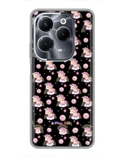 Чехол для Infinix Hot 40 Pro с картинкой «Magic Unicorn паттерн»
