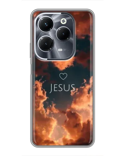 Чехол для Infinix Hot 40 Pro с картинкой «Сияние Имени Jesus» Чехол для Infinix Hot 40 Pro с картинкой «Сияние Имени Jesus»