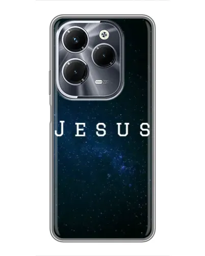 Чехол для Infinix Hot 40 Pro с картинкой «Звездное небо Jesus» Чехол для Infinix Hot 40 Pro с картинкой «Звездное небо Jesus»