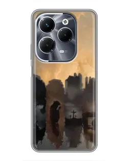 Чехол для Infinix Hot 40 Pro с картинкой «Дорога к вере»