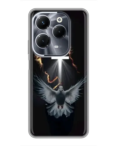 Чехол для Infinix Hot 40 Pro с картинкой «Голубь и Свет» Чехол для Infinix Hot 40 Pro с картинкой «Голубь и Свет»