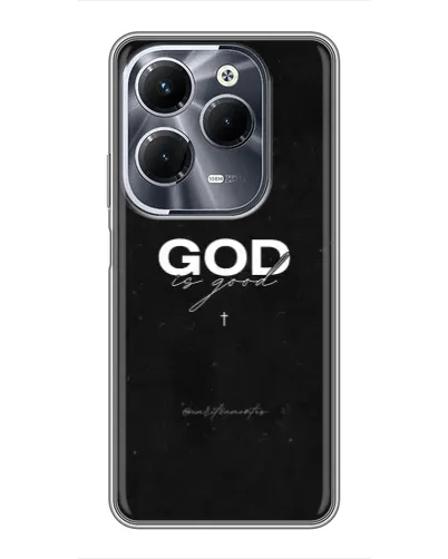 Чехол для Infinix Hot 40 Pro с картинкой «GOD — Бог над всем» Чехол для Infinix Hot 40 Pro с картинкой «GOD — Бог над всем»