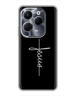 Чехол для Infinix Hot 40 Pro с картинкой «Тонкая линия веры»