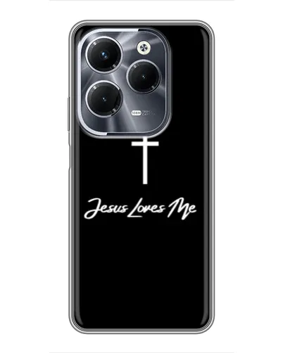 Чехол для Infinix Hot 40 Pro с картинкой «Иисус любит тебя» Чехол для Infinix Hot 40 Pro с картинкой «Иисус любит тебя»
