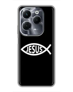 Чехол для Infinix Hot 40 Pro с картинкой «Классический Jesus»