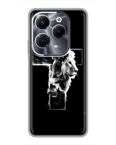 Чехол для Infinix Hot 40 Pro с картинкой «Сияющий крест Jesus» Чехол для Infinix Hot 40 Pro с картинкой «Сияющий крест Jesus»