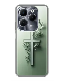 Чехол для Infinix Hot 40 Pro с картинкой «Оливковая ветвь»