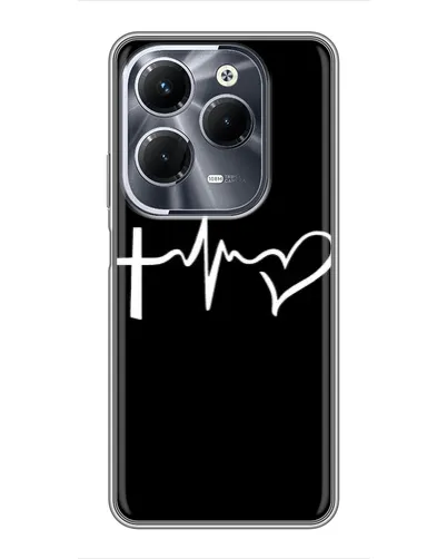 Чехол для Infinix Hot 40 Pro с картинкой «Пульс веры» Чехол для Infinix Hot 40 Pro с картинкой «Пульс веры»