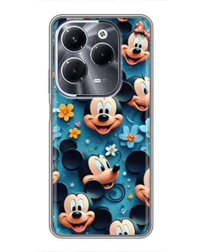 Чохол для Infinix Hot 40 Pro з картинкою «Паттерн Міккі та Мінні» Чохол для Infinix Hot 40 Pro з картинкою «Паттерн Міккі та Мінні»