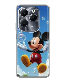 Чохол для Infinix Hot 40 Pro з картинкою «Mickey та мильні бульбашки» Чохол для Infinix Hot 40 Pro з картинкою «Mickey та мильні бульбашки»