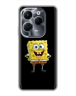 Чехол для Infinix Hot 40 Pro с картинкой «Классический Губка Боб»