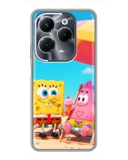 Чехол для Infinix Hot 40 Pro с картинкой «Отдых на пляже»
