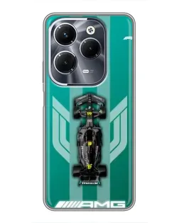 Чехол для Infinix Hot 40 Pro с картинкой «Mercedes AMG Petronas»