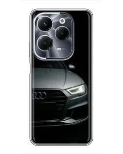 Чохол для Infinix Hot 40 Pro з картинкою «Audi — деталізація кузова»