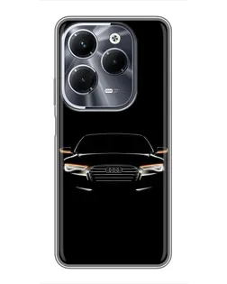 Чохол для Infinix Hot 40 Pro з картинкою «Audi — нічний контур»