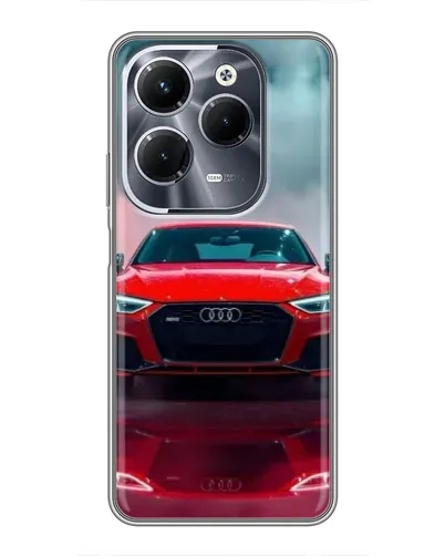 Чохол для Infinix Hot 40 Pro з картинкою «Audi RS — червоний стиль» Чохол для Infinix Hot 40 Pro з картинкою «Audi RS — червоний стиль»