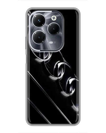 Чохол для Infinix Hot 40 Pro з картинкою «Audi — абстрактні кільця» Чохол для Infinix Hot 40 Pro з картинкою «Audi — абстрактні кільця»