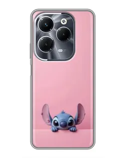 Чохол для Infinix Hot 40 Pro з картинкою «Stitch визирає»