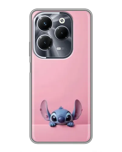 Чохол для Infinix Hot 40 Pro з картинкою «Stitch визирає»