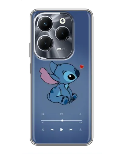 Чохол для Infinix Hot 40 Pro з картинкою «Музичний Stitch»