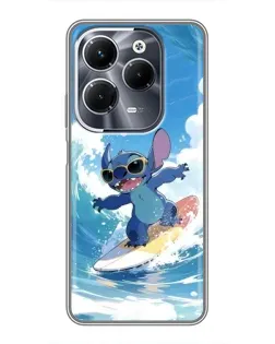 Чохол для Infinix Hot 40 Pro з картинкою «Стіч на хвилі»