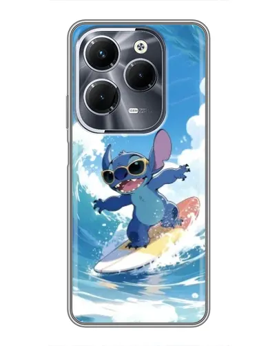 Чохол для Infinix Hot 40 Pro з картинкою «Стіч на хвилі»