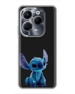 Чохол для Infinix Hot 40 Pro з картинкою «Стіч на чорному»