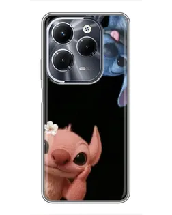 Чохол для Infinix Hot 40 Pro з картинкою «Фіолетовий туман троянд»