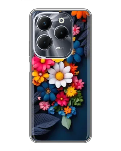 Чохол для Infinix Hot 40 Pro з картинкою «Квіткова феєрія»