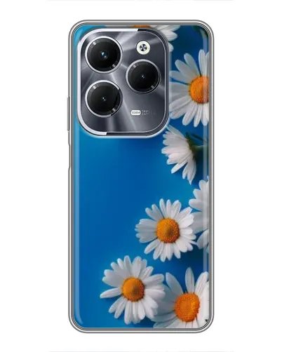Чохол для Infinix Hot 40 Pro з картинкою «Білосніжні маргаритки»