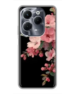Чохол для Infinix Hot 40 Pro з картинкою «Рожева гілка сакури»