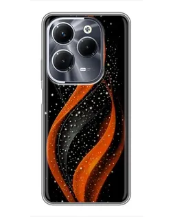 Чохол для Infinix Hot 40 Pro з картинкою «Вогняна зоряна хвиля»