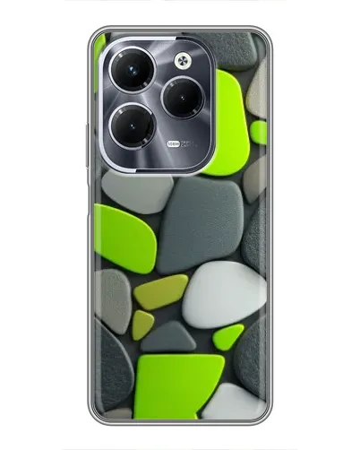 Чехол для Infinix Hot 40 Pro с картинкой «Яркая неоновая галька» Чехол для Infinix Hot 40 Pro с картинкой «Яркая неоновая галька»