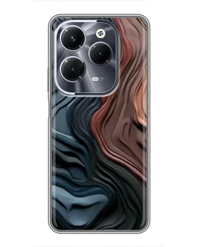 Чехол для Infinix Hot 40 Pro с картинкой «Цветные волны каньона» Чехол для Infinix Hot 40 Pro с картинкой «Цветные волны каньона»