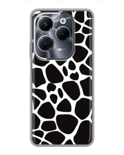 Чехол для Infinix Hot 40 Pro с картинкой «Черно-белый жираф» Чехол для Infinix Hot 40 Pro с картинкой «Черно-белый жираф»