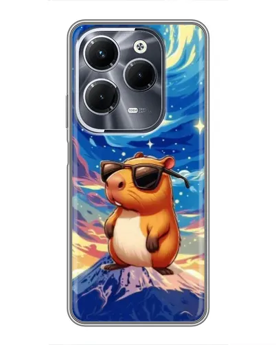 Чехол для Infinix Hot 40 Pro с картинкой «Капибара Ван Гога» Чехол для Infinix Hot 40 Pro с картинкой «Капибара Ван Гога»
