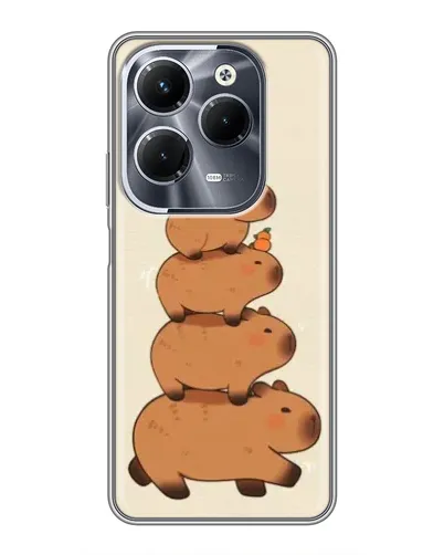 Чехол для Infinix Hot 40 Pro с картинкой «Башня из капибар» Чехол для Infinix Hot 40 Pro с картинкой «Башня из капибар»