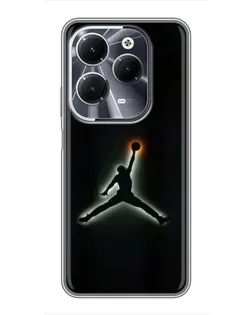 Чохол для Infinix Hot 40 з картинкою «Jordan Gradient Logo»