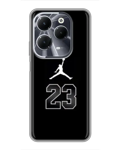 Чехол для Infinix Hot 40 с картинкой «Jordan Flight 23»