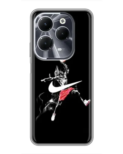 Чехол для Infinix Hot 40 с картинкой «Jordan Jumpman»