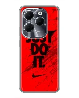 Чохол для Infinix Hot 40 з картинкою «Nike Just Do It»