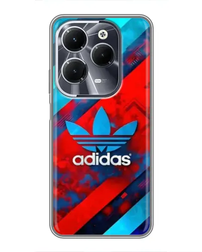 Чехол для Infinix Hot 40 с картинкой «Абстракция Adidas»